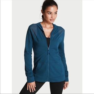 NWOT Victoria’s Secret Sport Terry & Mesh Hoodie